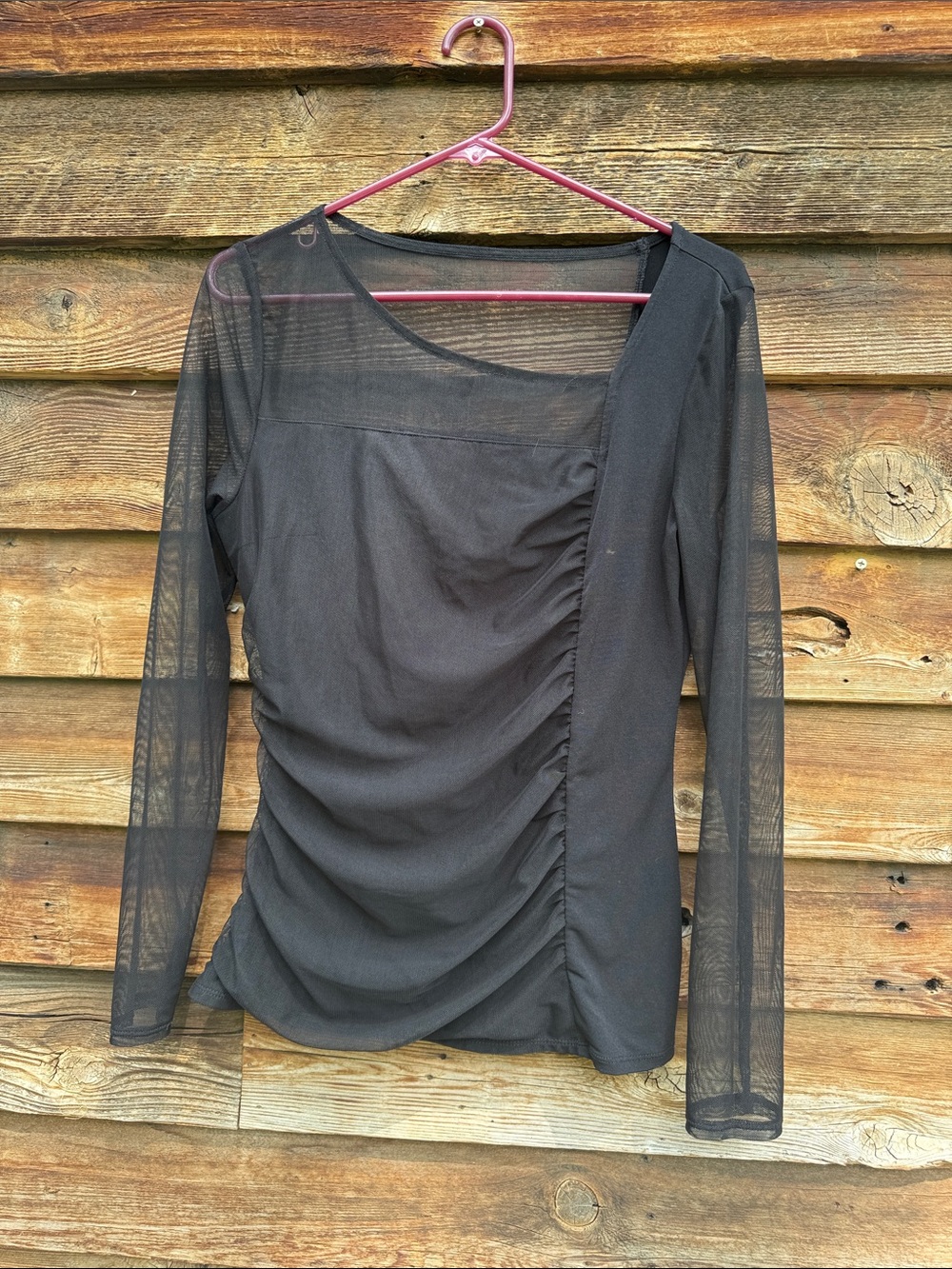 Dkny vintage mesh top
